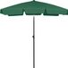 vidaXL Strandparasol 180x120 cm groen