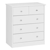 Gate39 Borst White 60 x 70 x 35 cm Buffet Buffet met 5 laden