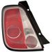 Fiat Feu Arrière Gauche Contour Noir Fiat 500 Phase 1 2007-2015