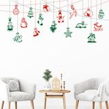 Ambiance Sticker Kerststicker, sprookjesachtige kerstslinger - zelfklevende kerststickers - feestdecoraties - 60x140cm