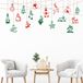 Ambiance Sticker Kerststicker, sprookjesachtige kerstslinger - zelfklevende kerststickers - feestdecoraties - 60x140cm