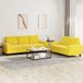 Maison Exclusive - Ensemble de canapés 2 pièces, tissu jaune clair