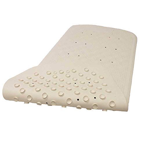 NRS Healthcare NRS Badmat Antislip Rubber, Groot, Wit - 5038948430615