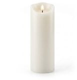 Merkloos Relaxdays LED Kaars - 30 cm - Wit - Flikkerende Vlam