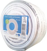 Technetix Q-Link Coax Kabel Kabelkeur Klasse A 20m - Wit