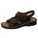 Fischer Heren Sandalen Bruin Donker Maat 46