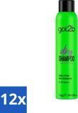 Schwarzkopf Got2B 12 x Droogshampoo Extra Fresh - 200 ml
