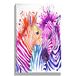 Homemania Wandfoto, zebra-dieren, voor woonkamer, slaapkamer, meerkleurig, 45 x 3 x 70 cm, HM20KNV45 x 70 – 191, polyester, hout