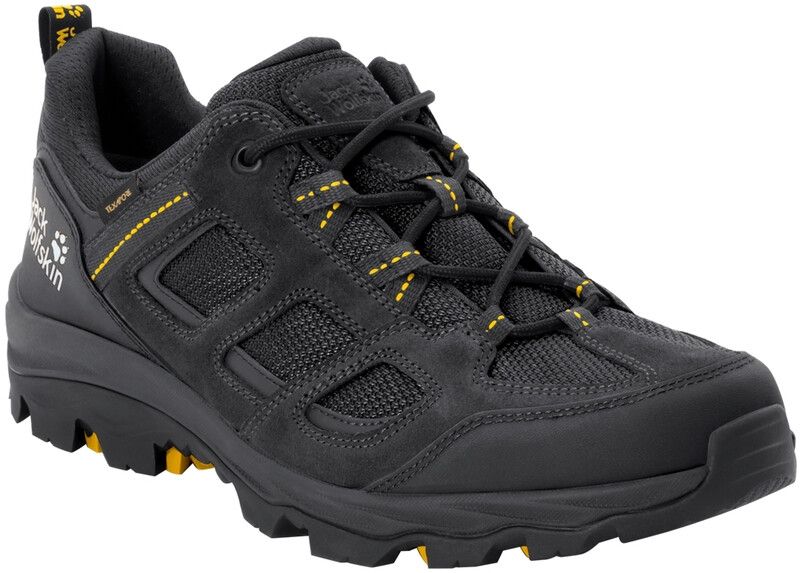 Jack Wolfskin Vojo 3 Texapore Heren Wandelschoenen - black/burly yellow XT - Maat 42