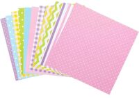 Baker Ross Pastel Patterned Paper - 48 Sheets