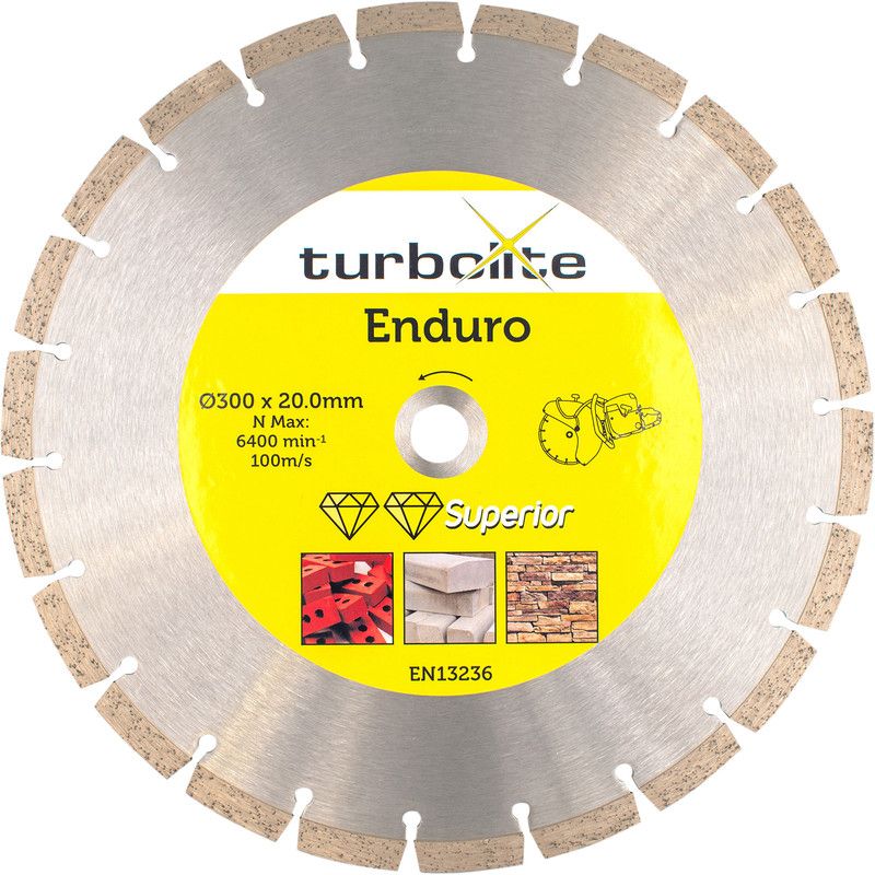 Turbolite Superior Enduro Diamond Disc Universal 300x20mm