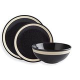Fairmont & Main Elements-Neo 12 PCE Diner Set, Zwart, Stuk