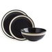 Fairmont & Main Elements-Neo 12 PCE Diner Set, Zwart, Stuk