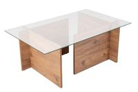 Hanah Home Stijlvolle koffietafel, Atlantic Pine, 105 x 65 x 40 cm