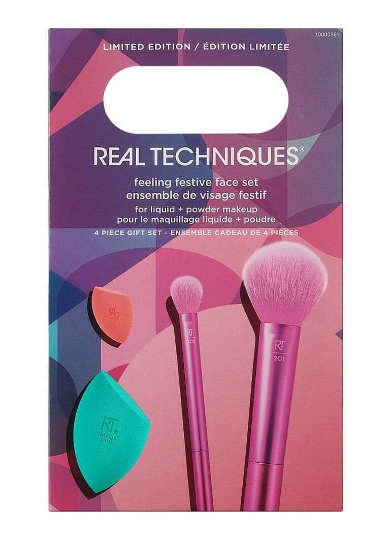 Real Techniques Feeling Festive Face Set - Limited Edition kwasten-en sponzen set