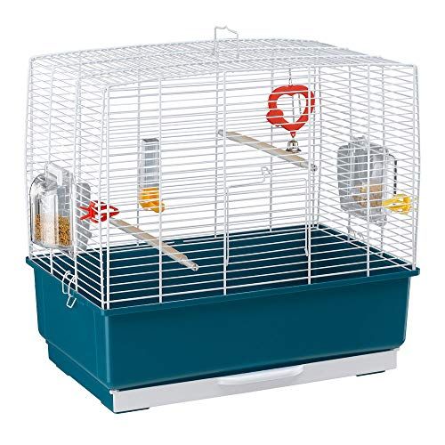 Ferplast 52009801 Vogelhuis voor gegolfde pitten, 49 x 30 x 48,5 cm, wit