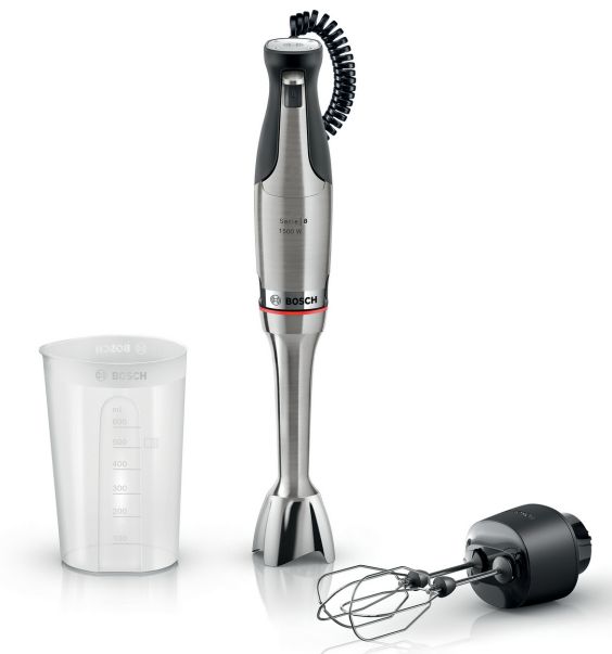 Bosch Serie 8 Staafmixer ErgoMaster 1500 W Zwart, Roestvrijstaal