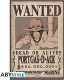 ABYSTYLE - One Piece - Poster Wanted Ace (91,5 x 61 cm)