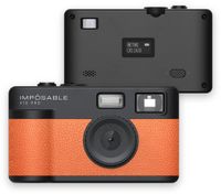 IMPÓSABLE X10 PRO Signal Orange 12MP Appareil photo rétro sans écran incluant une carte mémoire de 4 Go
