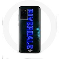 Maniacase Etui voor Samsung Galaxy S11 Plus Riverdale Series Blauw Logo