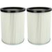 Kärcher 2x Filtre Plissé Compatible Avec Kärcher Nt 50/1 Me Classic Ar, Nt 50/1 Me Classic Br 127v Aspirateur - Blanc - Vhbw