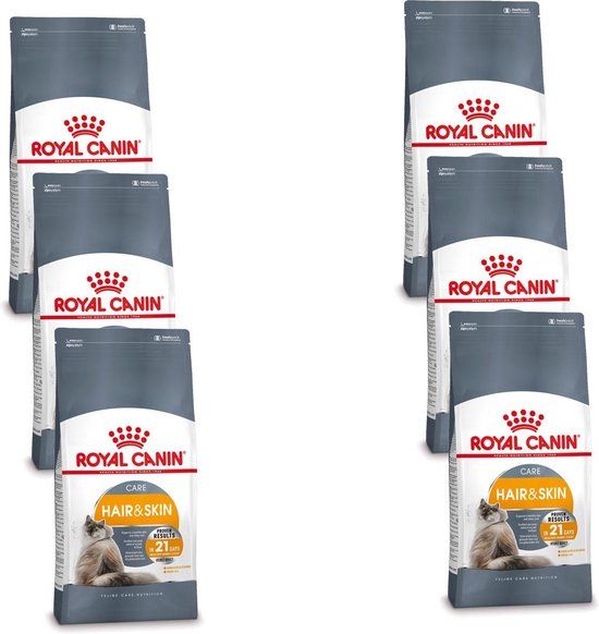 Royal Canin Fcn Hair & Skin Care - Kattenvoer - 6 x 400 g