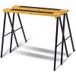 Costway – Tréteaux pliables et portables pour sciage en métal – Charge max 250kg – Dimensions 99,5 X 48,5 X 78 Cm – Surface antidérapante