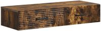 vidaXL Wandgemonteerde Zijtafel 87,5 x 34,5 x 17 cm Bewerkt hout