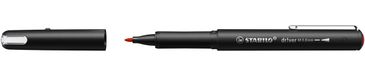 STABILO dr!ver fineliner, medium punt, rood 5 stuks