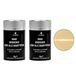 2-delige set premium haarverfijner, 22 gram, losse haartjes voor het verdichten van het haar, haarpoeder, haaropvuller tegen lichte plekken en haaruitval, lichtblond