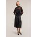Motivi Jupe plissée en tissu enduit Smart Couture Noir Taille : 40