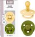 BIBS Colour Fopspeen - 6-18 mnd - 2-pack - Rond - Pale Butter/Wasabi