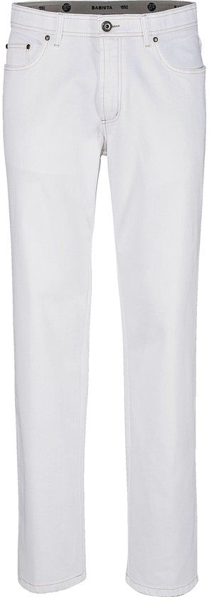 Babista heren Jeans - 56 - wit - Plus Size