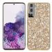 Samsung Coque Hybride Samsung Galaxy S24+ - Série Glitter - Doré