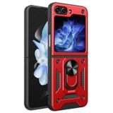 Samsung Coque Hybride avec Support Bague pour Galaxy Z Flip6/Z Flip7 FE - Rouge