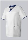 BP Instapjas voor hem en haar, normale pasvorm, 50% katoen/50% polyester, wit/nachtblauw, maat XL