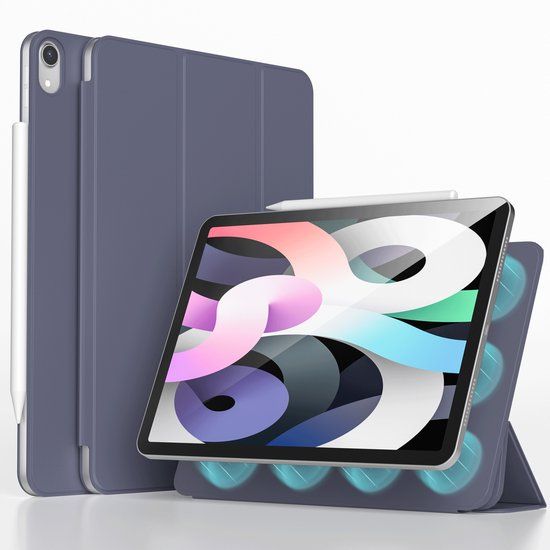 imoshion Magnetic Bookcase voor Apple iPad Air 11 inch (2024) M2 / Air 5 (2022) / Air 4 (2020) - Lavender