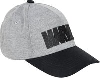 Marvel Baseball Pet - Zwart/Grijs - Unisex - Volwassenen