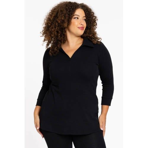 YOEK Lounge top zwart
