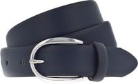 Vanzetti Leren Riem Classics 30mm Cambered Leather Belt W80 Nightblue Blauw
