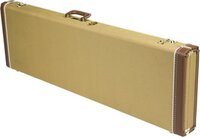 Fender G&G Deluxe Precision Bass Hardshell Case - Tweed/Red Poodle
