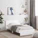 vidaXL Bedframe met hoofdbord bewerkt hout wit 100x200 cm