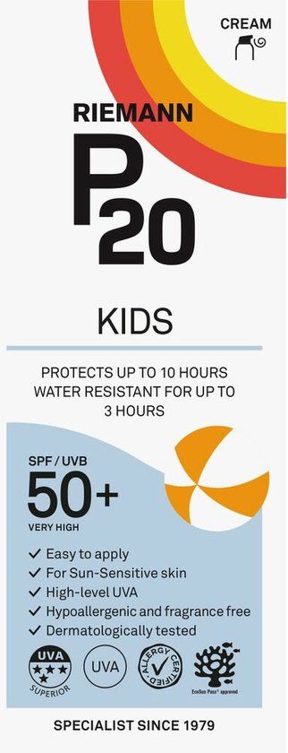 P20 Kids SPF 50+ Zonnebrandlotion - 200ml