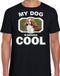 Bellatio Decorations Spaniel Honden T-shirt My Dog Is Serious Cool Zwart - Heren - Spaniels Liefhebber Cadeau Shirt M
