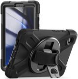 Selected by GSMpunt.nl Samsung Galaxy Tab A9 Hoes met Handriem en 360° Kickstand - Zwart