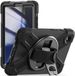 Selected by GSMpunt.nl Samsung Galaxy Tab A9 Hoes met Handriem en 360° Kickstand - Zwart