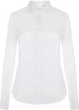 Velilla Stretch shirt met lange mouwen voor dames, wit, maat XXL