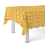 Martina Home Tafelzeil Polygon mosterd 300 x 140 cm