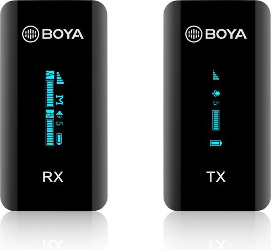 Boya BY-XM6-S1 Draadloze Microfoon - Zwart