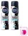 NIVEA MEN Deodorant Spray Black & White Invisible Fresh, 150 ml - Voordeelverpakking - 2 stuks